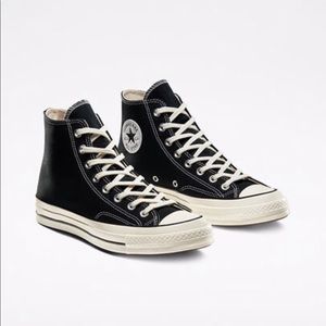 Women’s Black High-Top Converse Chuck Taylors